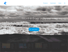 Tablet Screenshot of infragravity.com